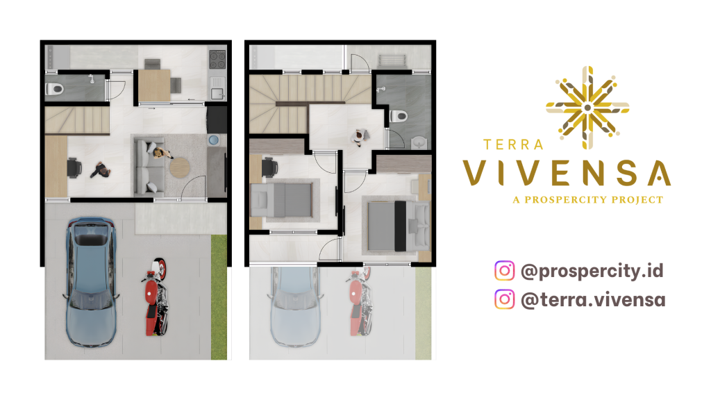 denah rumah terra vivensa