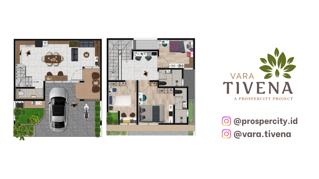 denah rumah vara tivena