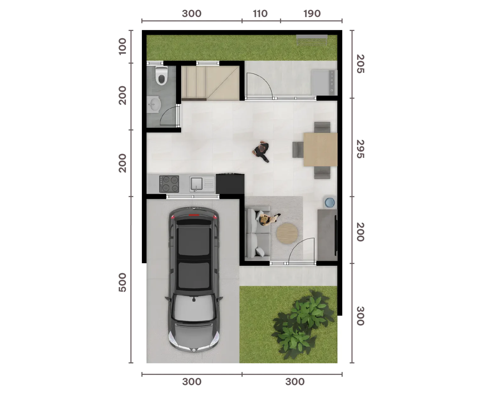 villa magnifa modere 1st floor layout
